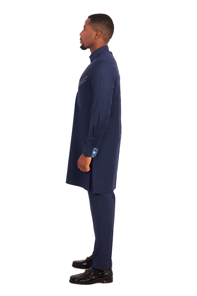 kaftan{Gunmetal Blue}