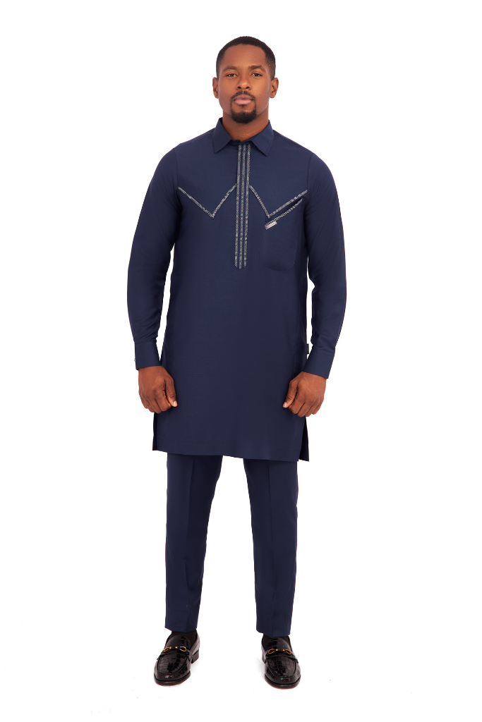 kaftan{Gunmetal Blue}